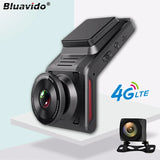 Bluavido 4G Mini Dash Cam FHD 1080P GPS tracking Dual Lens Recording WiFi Remote Monitor Car DVR Vehicle fleet management