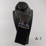 New Fashion Spring Winter Silk Scarf for Men Luxury Brand Designer Scarves Plaid for Women Scarf To Keep Warm