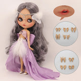 ICY DBS Blyth Doll Pouting Mouth Tan Skin Matte Face Joint Body 1/6 BJD OOAK Ob24 Anime Girl