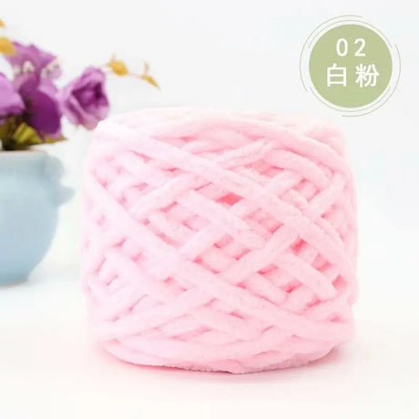 100g Chenille Knitting Yarn Crocheting Hair Soft and Comfortable Knitting Crochet Yarn for Hand Knitting Sweaters and Hats Knit