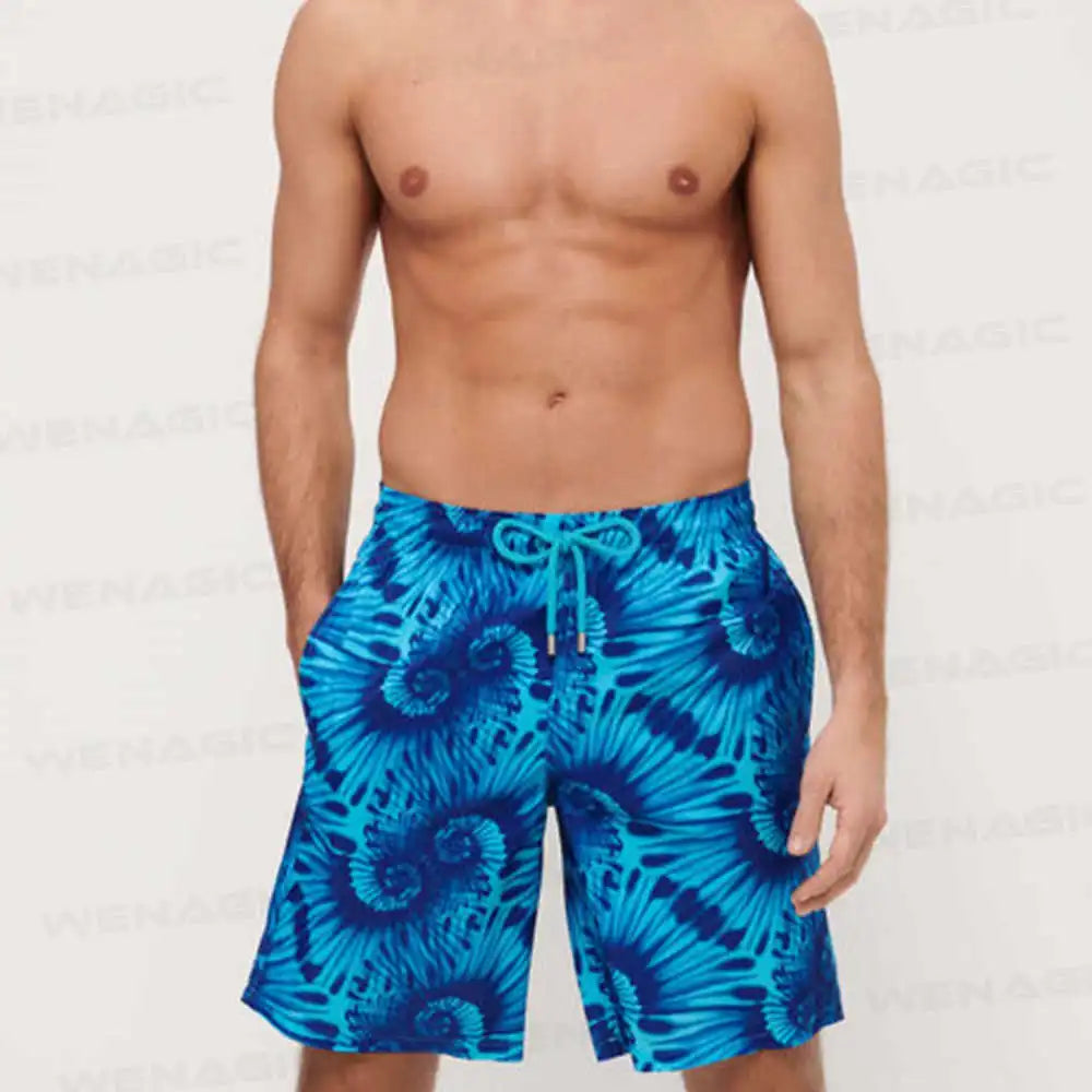 New Summer Men Swimwear Swim Trunks Beach Board Shorts Swimming Pants Swimsuits Running Gym Quick Dry Sports Surfing Shorts