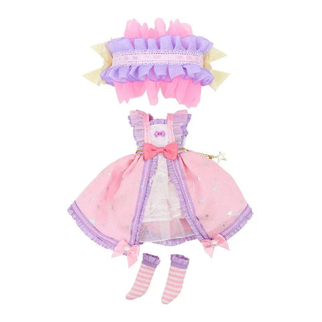 Handmade Blyth Doll Bear suit Clothes Doll Blyth Doll Clothes Princess Dress With White Lace For Ymy Licca Azones Ob24 Ob27 Fr