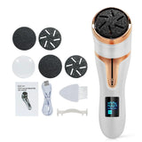 Rechargeable Electric Foot File Electric Pedicure Sander IPX7 Waterproof 2 Speeds Foot Callus Remover Feet Dead Skin Calluses