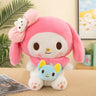 New 40/50cm Kawaii Sanrio Kuromi My Melody Cinnamoroll Plush Toys Doll Pillow Anime Cartoon Room Decoration Dolls Kids Gifts