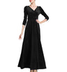 Women Clothing Plus Size Long Dress Velvet Autumn V-Neck  Evening Bridesmaid Party Prom Abayas Muslim kaftan African Maxi Dress