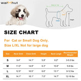 WarmHut Christmas Elf Dog Cat Costume With Hat Funny Pet Christmas Winter Fleece Coat Coat Clothes Outfit Apparel S M L XL Size