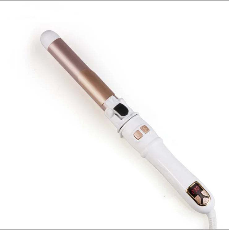 1inch rotating curling iron LCD Ceramic Barrel Automatic Hair Curlers 25mm Roller Curls Wand Wave Hair Styling Appliances