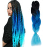 24Inch Synthetic Hair Extensions for Braids 100g/pc Jumbo Braiding Hair Kanekalon Colored Hair Pre Stretched Yaki Jumbo Braids