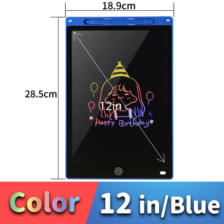 12 inch LCD Writing Tablet Digit Magic Blackboard Electron Drawing Board Art Painting Tool Kids Toys Brain Game Child Best Gift