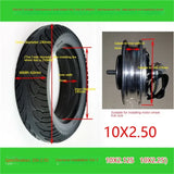 10x2.50 Tire 10 Inch Solid Tyre for Kugoo M4 Dualtron Victor Luxury Eagle Speedway 4/5 10 Inch Electric Scooter DIY Retrofit