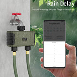 Diivoo 1/2/3 Zone Garden Watering Timer Wifi Automatic Drip Irrigation Controller Water Valve Garden Automatic Watering System