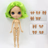 ICY DBS Blyth Doll 1/6 bjd toy joint body tan skin doll 30cm shiny face for DIY custom doll