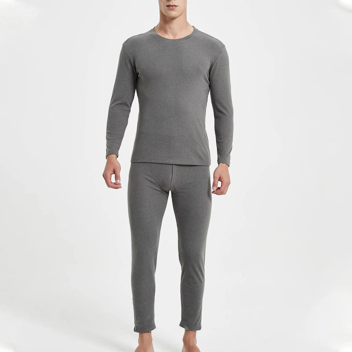 Winter Men Thermal Underwear Sets Thermal Long Pants Legging Homme Sexy Plus Velvet Pajamas Set Casual Thickened Men Underwear