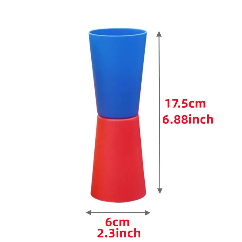 Multi Person Outdoor Sports Flip Cup Toys Kids Fun Game Flip Cup Shuttle Run Agility Cone Body Coordination Sports Equipment