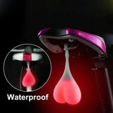 Bicycle Back Rear Tail LED Light Silicone Bike Bicycle Back Rear Tail Cycling LED Light Heart Ball Egg Lamp Bicycle Accessories