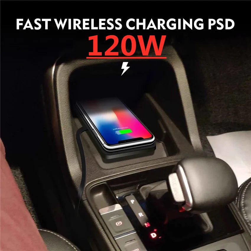 30W Wireless Charger Car Silicone Pad Stand for iPhone 14 13 12 X Xiaomi Samsung Huawei Mobile Phone Fast Car Wireless Charging