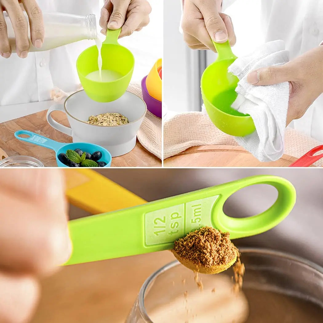 Measuring Spoon Cup Set  1 1/2 1/3 1/4   Kitchen Gadgets Bakeware Measuring Tools Scales