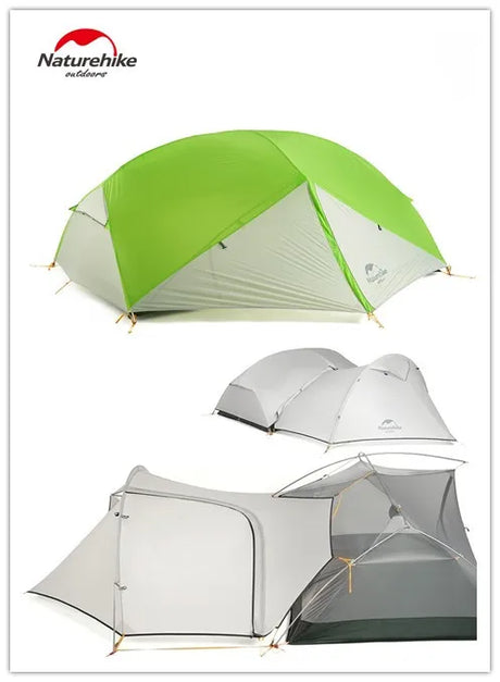 Naturehike Mongar 2 Camping Tent Double Layers 2 Person Waterproof Ultralight Dome Tent