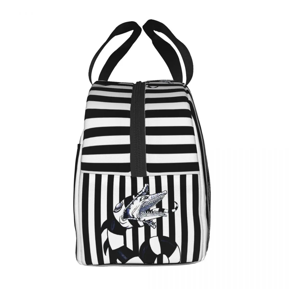 Beetlejuice Sandworm Insulated Lunch Bag for Women Portable Tim Burton Horror Movie Cooler Thermal Lunch Box Work Picnic Bags