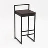 Reinforce Counter Bar Stool Metal Nordic Design European Bar Chair Minimalist Dinning Black Legs Taburetes De Bar Furniture