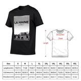 New La Haine Poster Film Movie T-Shirt quick drying shirt anime cute tops summer tops mens plain t shirts