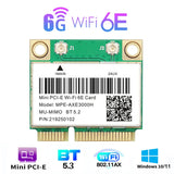 Wifi 6/5/4 Bluetooth Mini PCI-E Wireless Card Network Adapter For Laptop PC