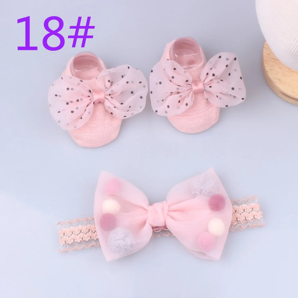 1 Set Cute Gift Bow Flowers Baby Girls Headband Socks Cartoon Animal Bow Newborn Girls Hair Band Kids Headwear Hair Accessories