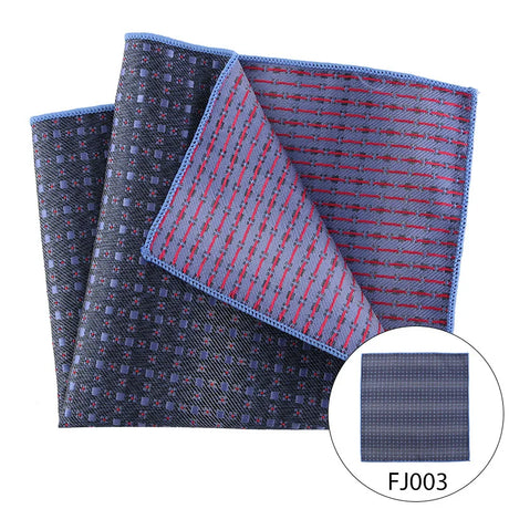 Men Pocket Square Light Coffee Beige Handkerchief Men Business Suit Pocket Towel Paisley Dot Blue Floral Handker Man Neckties