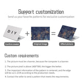 DIY Marble Cover Laptop Skin Sticker Vinyl 13.3"14"15.6"17.3"  Stickers for Macbook pro/Lenovo/Msi/Hp/Acer Skins Decorate Decal