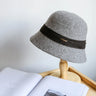 New wool bucket hat Women's warm autumn and winter thickened fisherman's hat Panama plush basin hat Women's hat