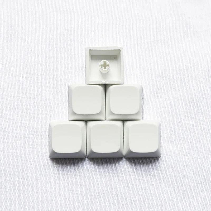 XDA 1u Keycaps Blank Thick PBT Material for Gateron Kailh Cherry MX Switches of Mechanical Keyboards DIY