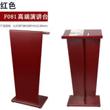 Simple Modern Class Furniture Church Lectern Speech Table Reception Desks Solid Wood Front Desk Cashier Desk Hotel Podium Tables