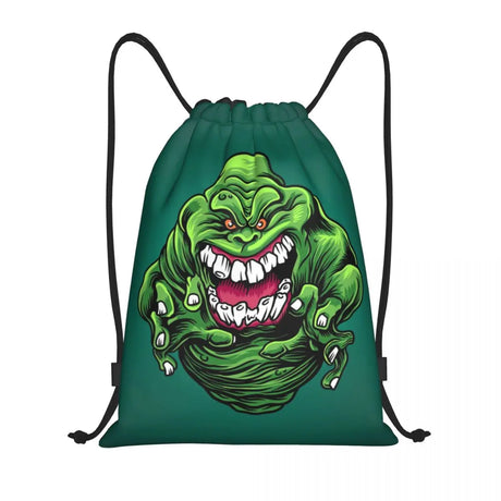 Ghost Buster Logo Drawstring Bags Women Men Portable Sports Gym Sackpack Supernatural Comedy Film Training Backpacks