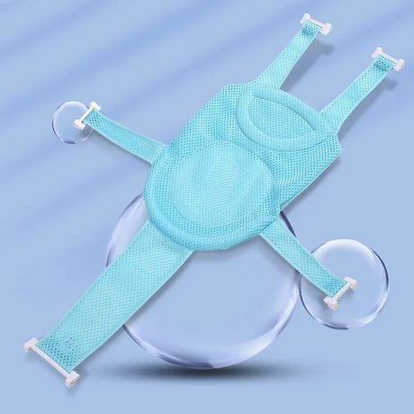 Newborn Adjustable Bathtub Pillow Seat Cushion Cross-shaped Anti-slip Baby Bath Net Mat Children Bathtub Shower Cradle Bed Seat