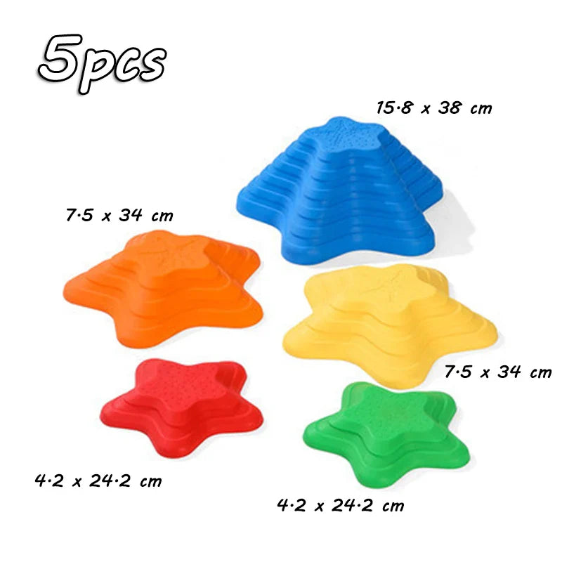 Children Balance Stepping Stones Sports Toys Sensory Integration Training Parish Party Indoor Outdoor Social Game Autism Therapy