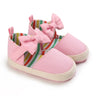 Pink Baby Shoes Princess Fashion Sneakers Infant Toddler Soft sole Anti Slip First Walkers 0-1 year old baby Christening Shoes