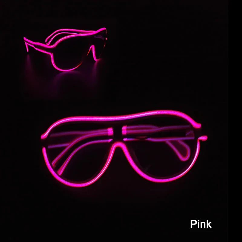 Funny Luminous LED Children‘s Glasses Glow Sunglasses Neon Light Glasses For Kids Halloween Festival Supplies