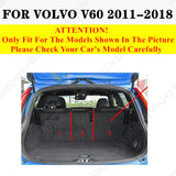 SJ Custom Car Trunk Mat AUTO Tail Boot Tray Liner Cargo Carpet Pad Fit For VOLVO XC60 XC90 XC40 C30 C40 S60  S80 S90 V40 06-2024