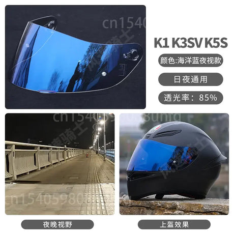 Motorcycle Helmet Visor for K1 K3SV K5 Moto Helmet Shield Accessories Motorcycle Anti-scratch Wind Shield