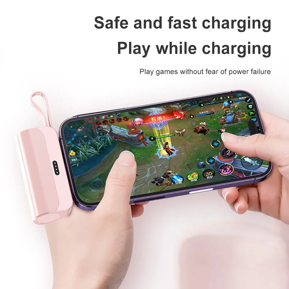 10000mAh Fast charging Power Bank Mini External Type C Portable plug and play Fast Charger Power Bank For iPhone Samsung Huawei