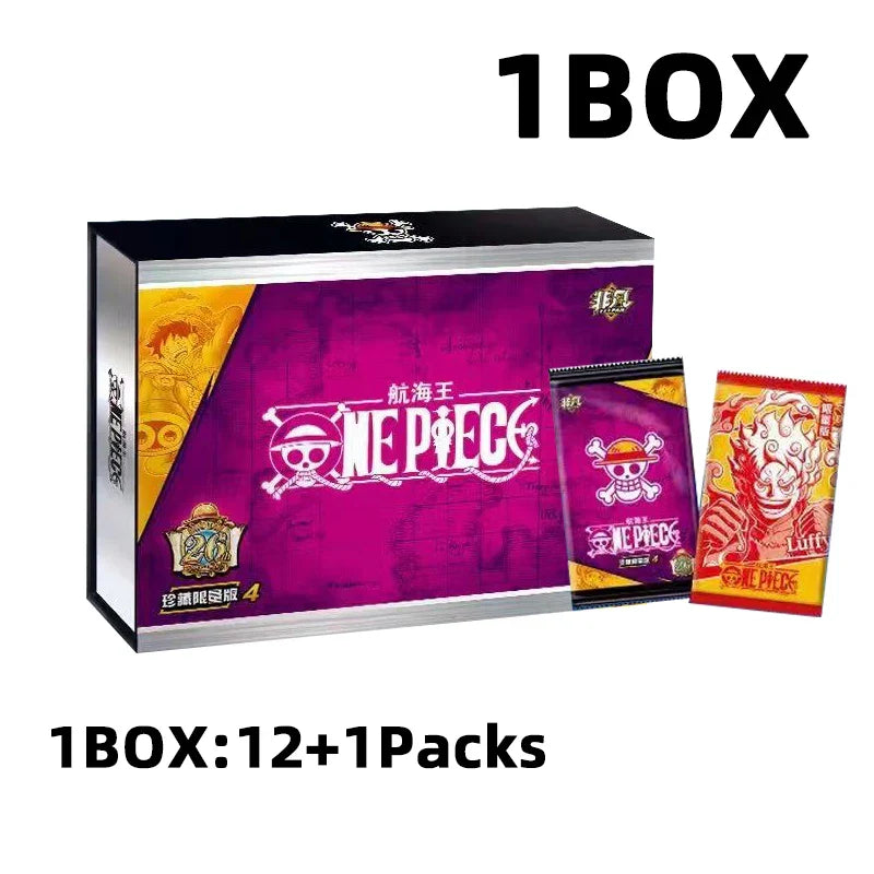 One Piece Collection Cards Box Booster Pack Anime Luffy Zoro Nami Chopper TCG Game Playing Game Cards