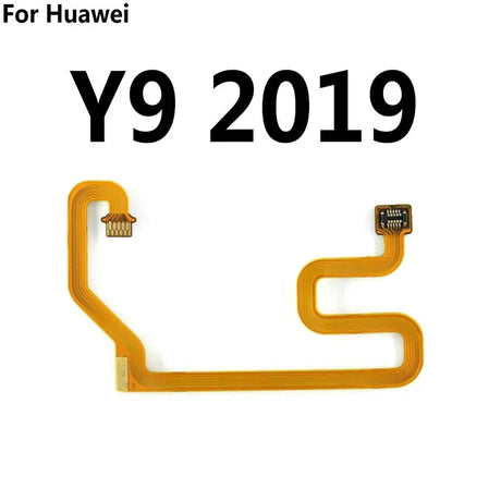 For Huawei Y9 2019 Fingerprint key Scanner Home Button Flex Cable Touch ID Sensor Return Flex Cable Repair Parts