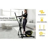 US Warehouse Elliptical Trainer Upright Bike With 8 Levels Of Magnetic Resistance For Home Gyms Indoor Cycling Bike