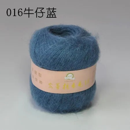 6 Balls Angora Mohair Wool Yarn for Knitting Soft Plush Cashmere Hand Crochet Lanas DIY Scarf Sweater Thread Freeshipping Sales