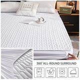 Waterproof Thicken Mattress Pad Protector Skin-Friendly Durable Fitted Sheet Bed Cover Latex Mat Cover 150x200 180x200 160x200