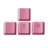 3 Colors 8 pcs Texture Tactility Backlit Replacement Keycaps for Logitech G813 G815 G913 G915 TKL RGB Mechanical keyboard