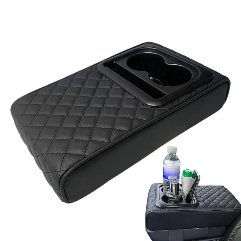 Car Armrest Box Pad Auto Center Console Armrest Elbow Support Cushion Mat Multifunctional Cup Holder Height Pad car Accessories