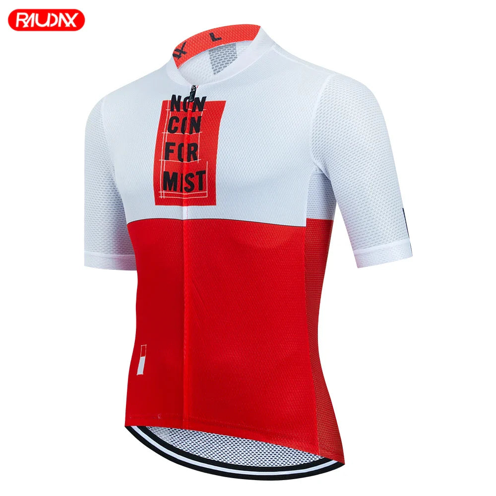 2024 Road Bike Jersey Set Men's Cycling Clothing Summer MTB Team Clothes Short Sleeve Uniform Triathlon Skinsuit Ropa De Hombre