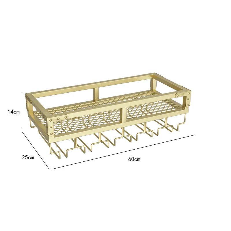 Bar Metal Wine Rack Display Wall Mounted Club Drink Cellar Wine Cabinets Commercial Restaurant Adega Barzinho Kitchen Furniture