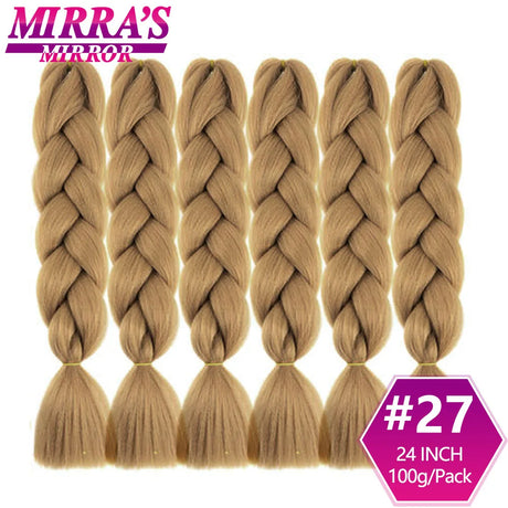 Synthetic Jumbo Braids Hair Omber Braiding Hair Extensions for Women Yaki Texture Black Blue Fake Hair Mirra’s Mirror